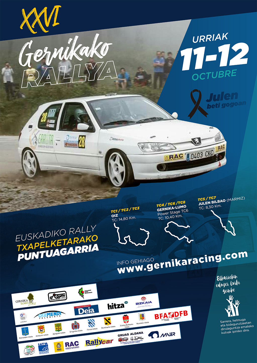 Cartel XXV Rallye Gernika-Lumo 2019