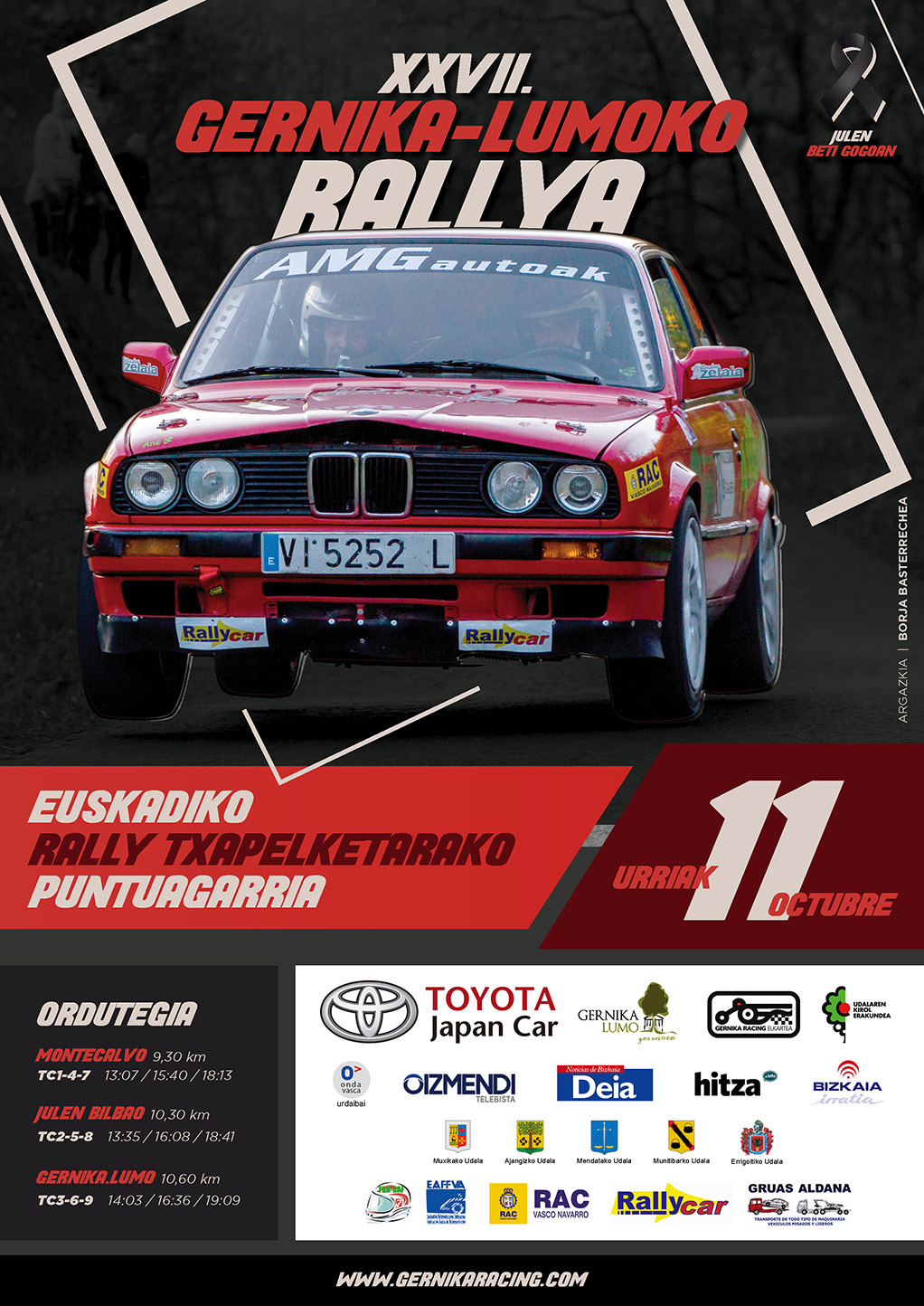 Cartel XXVII Rallye Gernika-Lumo 2020